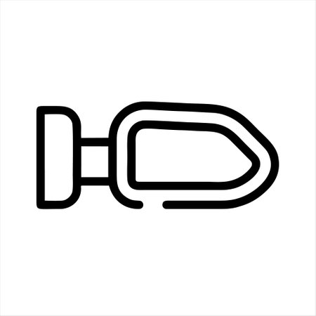 Vector car mirror icon. Outline illustration of car mirror vector icon for webのイラスト素材