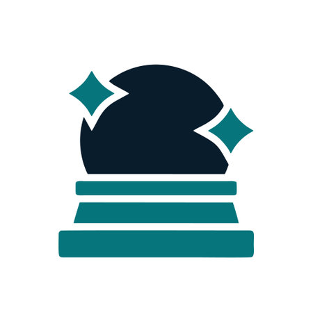 Magic ball icon. Flat color design. Vector illustration. EPS 10のイラスト素材