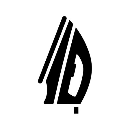 Iron icon, concept illustration, vector flat symbol, glyph sign.のイラスト素材