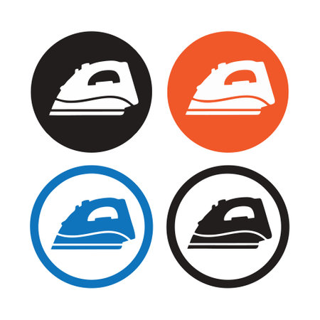 Iron icon. Vector Illustration isolated for graphic and web design.のイラスト素材