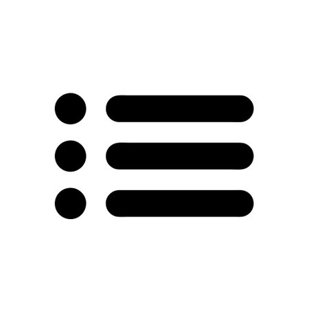 List icon, Content view options icon. Flat design style eps 10のイラスト素材