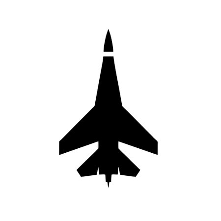 Airplane icon isolated on white background. Vector illustration. Eps 10.のイラスト素材