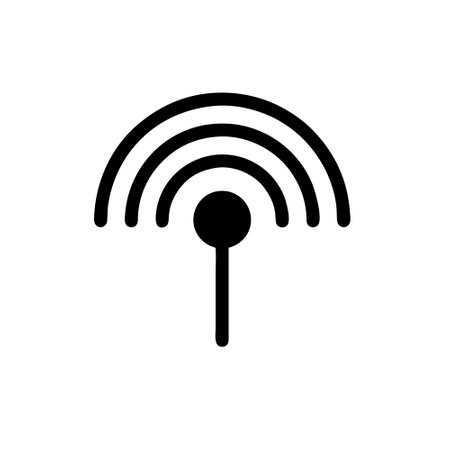 wifi icon vector. wifi icon vector. wifi icon vector. wifi icon vectorのイラスト素材