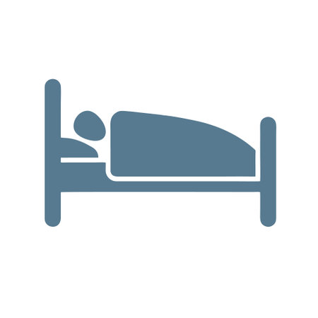Sleeping icon vector isolated on white background for your web and mobile app design, Sleeping logo conceptのイラスト素材