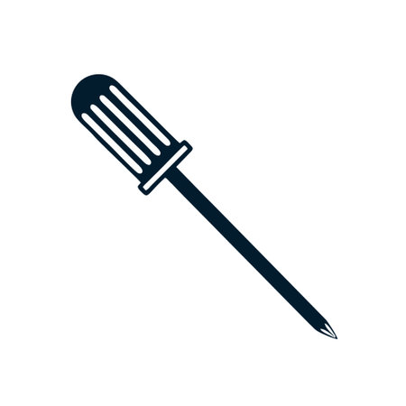 Screwdriver icon. Simple illustration of screwdriver vector icon for webのイラスト素材