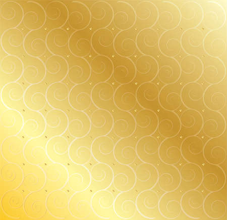 Golden scrolling background - perfect for any classy occasionのイラスト素材