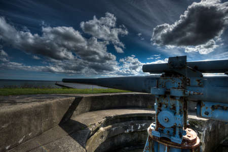 Gun batteryの写真素材