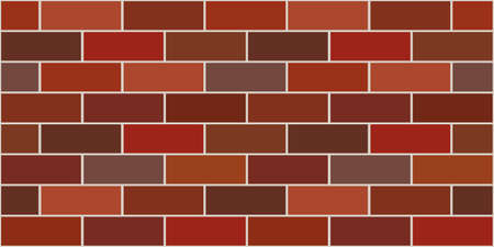 Brick wall seamless texture rectangular tileのイラスト素材