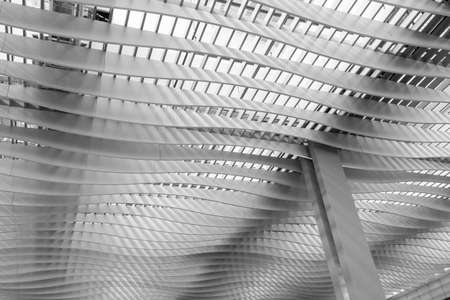 Interior design of Terminal 2 - Hong Kong International Airportのeditorial素材