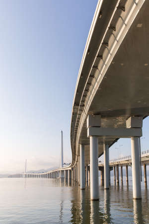 Background in road and bridge materialsの写真素材