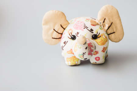 Fabric elephantの写真素材