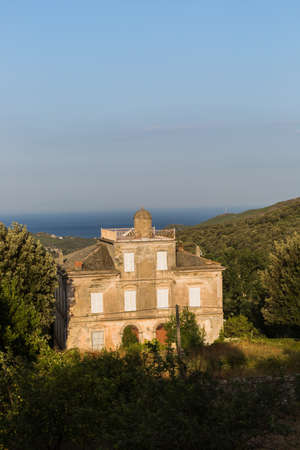 Grange in mountainのeditorial素材