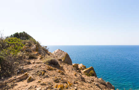 Isles Sanguinaires, small archipelago near Ajaccioの写真素材