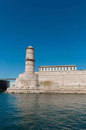 view of fort sain jean in marseille, France.のeditorial素材