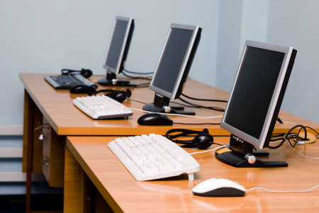 Modern office or training centre interiorの写真素材