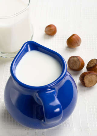 Morning meal - calcium rich productsの写真素材