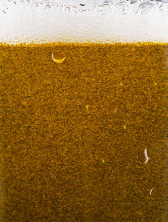 Beer bubbles and froth background