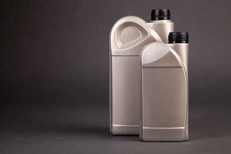 Motor oil containersの写真素材
