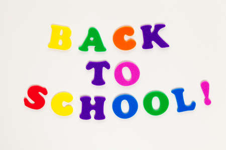 Back to school textの写真素材
