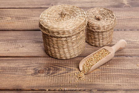 Buckwheat closeup photoの写真素材