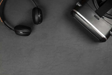 Virtual reality headsetの写真素材