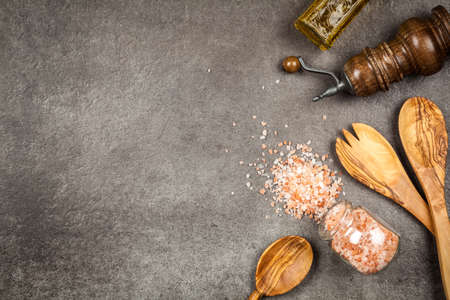 Slate board in a wooden frameの写真素材