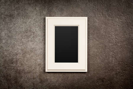 Picture frame on dark background