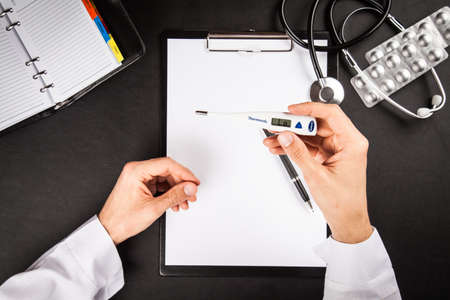 Doctors working table
