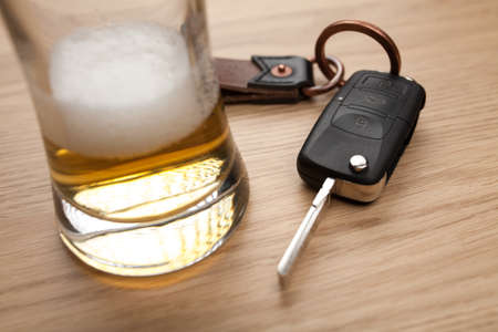 Drunk driving conceptの写真素材