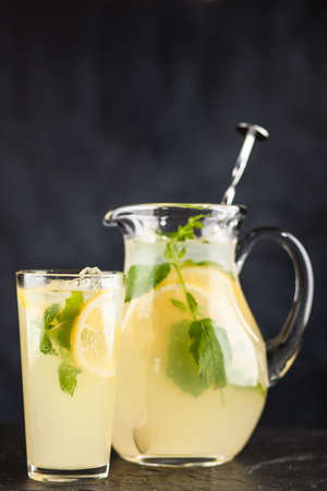Jar of lemonade