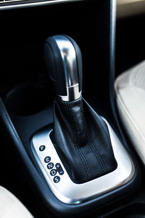 Automatic transmission stick in a car