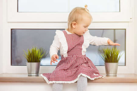 Cute little girlの写真素材