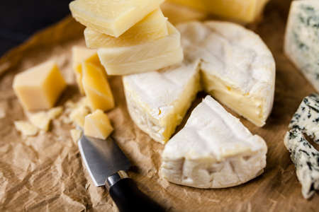 Different sorts of cheese