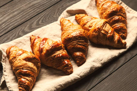 Fresh butter croissantsの写真素材