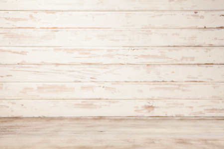 White wood backgroundの写真素材