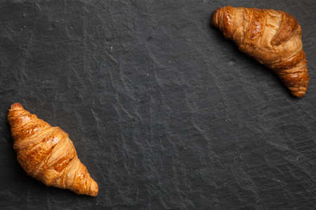 Fresh butter croissantsの写真素材