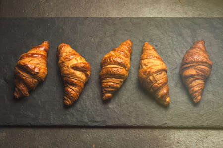 Fresh butter croissantsの写真素材