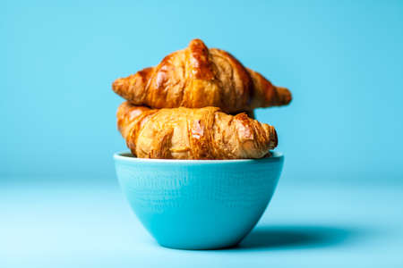 Fresh butter croissantsの写真素材