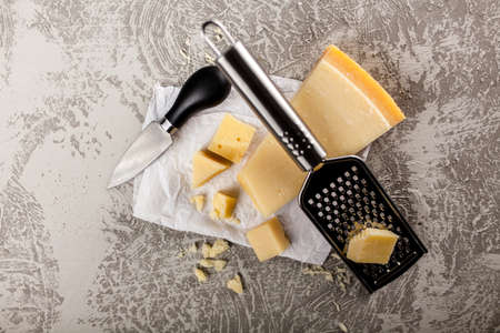 Different sorts of cheeseの写真素材