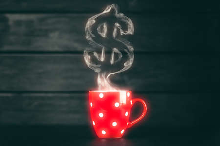 Red coffee mug