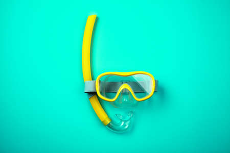 Snorkeling mask and tubeの写真素材