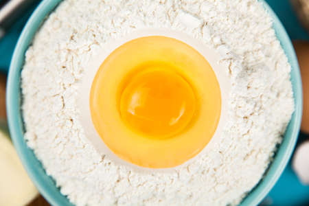 Basic baking ingredientsの写真素材