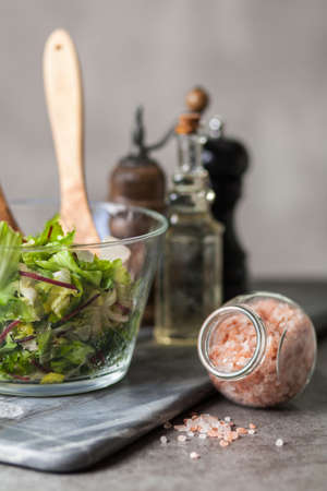 Fresh green saladの写真素材