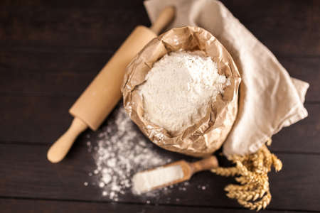 Bag of flourの写真素材