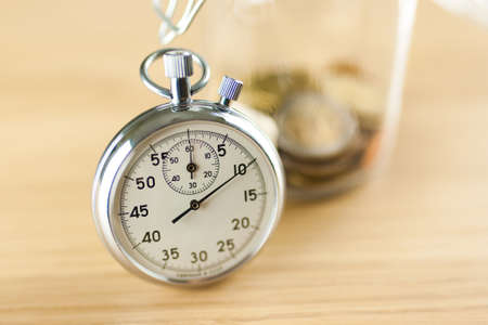 Jar of coinsの写真素材