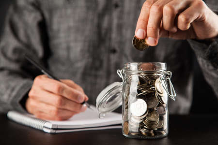 Jar of coins