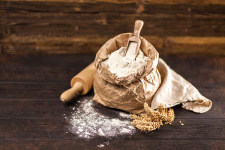 Bag of flourの写真素材