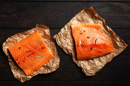 Salmon fish fillet