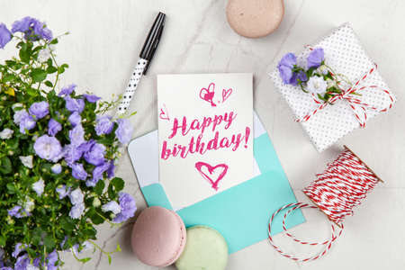 Happy Birthday postcard