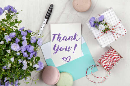 Thank You noteの写真素材
